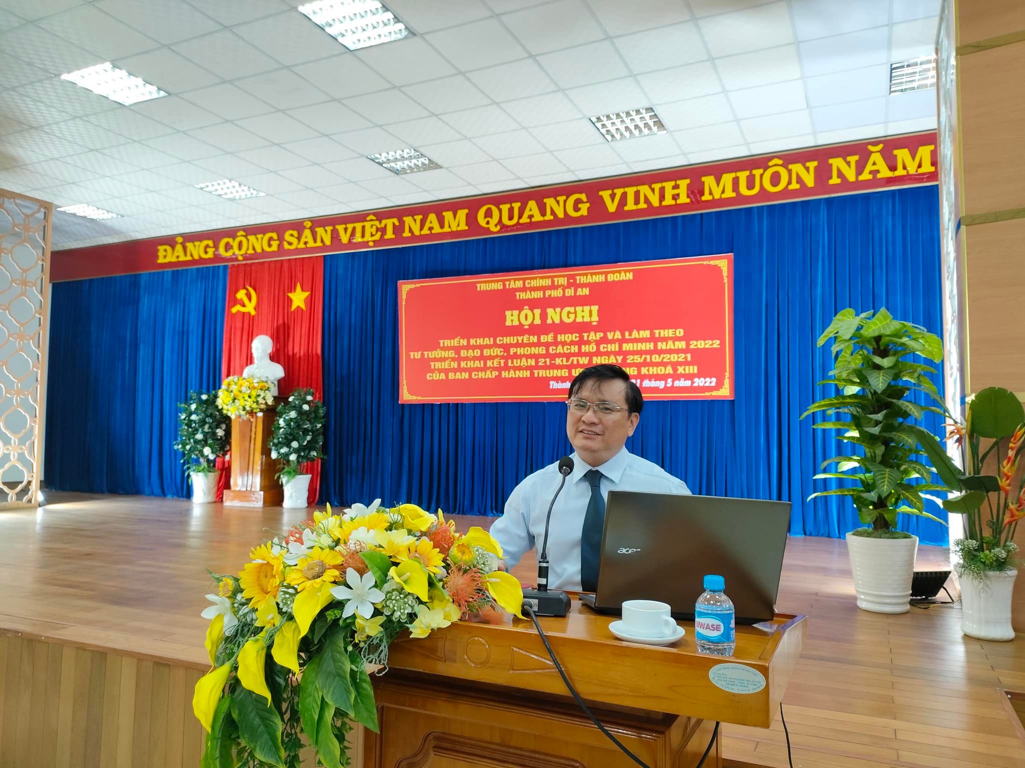 Dĩ An: Tổ chức Hội nghị triển khai chuyên đề Hồ Chí Minh năm 2022
