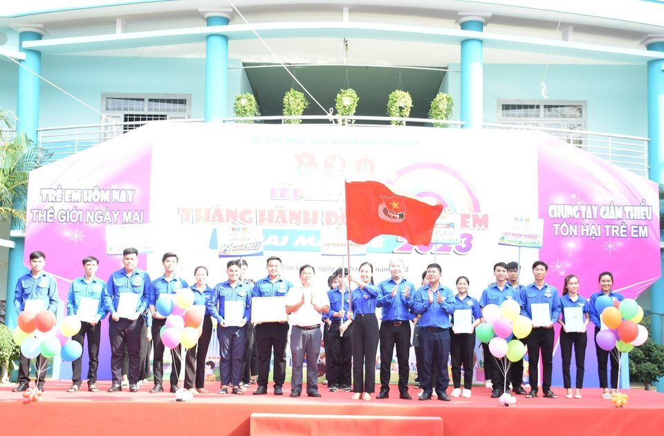 Bắc Tân Uyên: Tổ chức Lễ khai mạc hè - Ra quân Chiến dịch Tình nguyện hè và phát động Tháng hành động vì trẻ em năm 2023