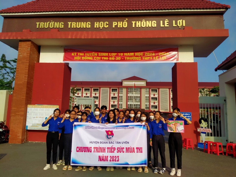 Bắc Tân Uyên: Ra quân Đội hình tiếp sức mùa thi năm 2023